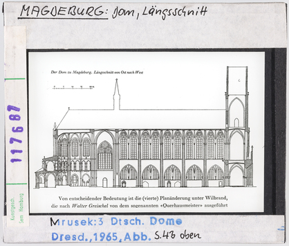 Vorschaubild Magdeburg, Dom: Längsschnitt 